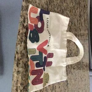 Med colorful canvas tote